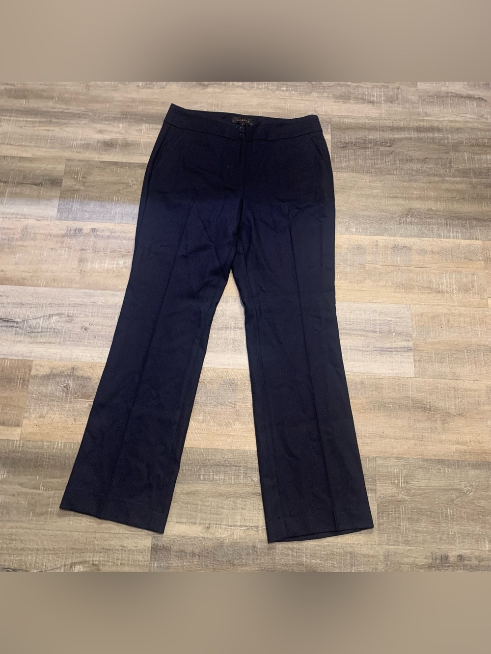 Talbots Heritage Navy Blue Wool Bend Women’s Size 8 Pants Office Career
